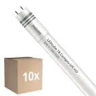 Monipakkaus 10x Philips LED Putki T8 CorePro (UN) High Output 8W 900lm - 840 Kylmä Valkoinen | 60cm - Korvaa 18W