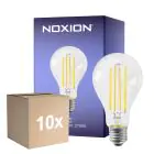 Monipakkaus 10x Noxion Lucent Filament LED E27 Päärynä Filament Kirkas 10.5W 1521lm - 827 Erittäin Lämmin Valkoinen | Korvaa 100W