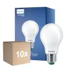 Monipakkaus 10x Philips MASTER LED Lamppu Ultra Efficient E27 Päärynä Matta 2.3W 485lm - 827 Erittäin Lämmin Valkoinen | Korvaa 40W