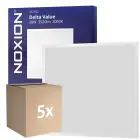 Monipakkaus 5x Noxion LED Paneeli Delta Value V5 Backlit 28W 3920lm 830/840 CCT | 60x60cm - < 22 - Philips Driveri