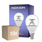 Monipakkaus 10x Noxion LED E14 Pallo 5W 470lm - 922 - 927 Dim to Warm| Paras Värintoisto - Himmennettävä - Korvaa 40W