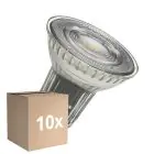 Monipakkaus 10x Ledvance LED Kohdevalaisin GU10 PAR16 6.1W 575lm 36D - 930 Lämmin Valkoinen | Paras Värintoisto - Himmennettävä - Korvaa 80W