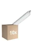 Monipakkaus 10x Philips LED Loisteputkivalaisimet Vedenkestävä CoreLine WT120C G3 13W 2000lm - 840 Kylmä Valkoinen | 60cm - Korvaa 2x18W