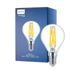 Philips MASTER LED E14 Pallo Filament Kirkas 3.4W 470lm - 922-927 Dim To Warm | Paras Värintoisto - Himmennettävä - Korvaa 40W