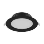 Noxion LED Alasvalo Hera Tasainen Upotettu Musta 21W 2400lm 100D - 827-830-840 CCT | 214mm - Odetnij 200mm